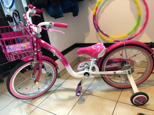 取引中　子供自転車　長く乗れる18インチ　工具不要でサドルチェンジ美品