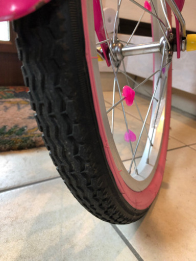 取引中　子供自転車　長く乗れる18インチ　工具不要でサドルチェンジ美品