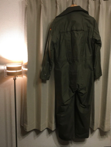 ミリタリ ジャンプスーツ フライトジャケット ライナー付 ドイツ軍 戦闘服 古着①