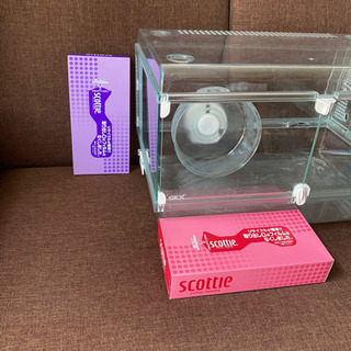 ハムスター　ケージ　ガラス　グラスハーモニー450の画像