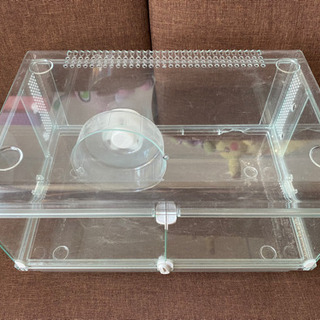 ハムスター　ケージ　ガラス　グラスハーモニー450の画像