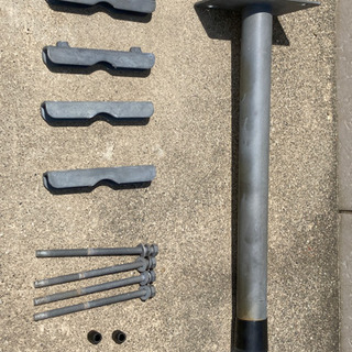 マスプロ電工 フェンスベース BS・CSアンテナ用ポール／マストの画像