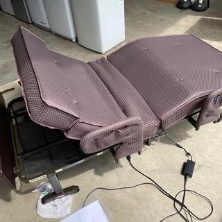 【商談中】ATEX 収納式電動リクライニングベッド Wファンクション