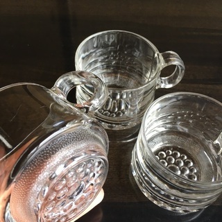 昭和レトロ　カップ　3脚セット