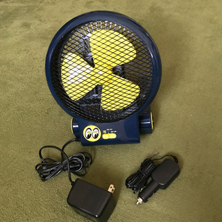小型扇風機　車載可　AC/DC
