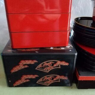 ★美品★お正月用？お盆・お重などの画像