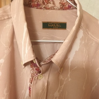 かりゆしウェア　メンズ　長袖シャツ　Ｌ　の画像