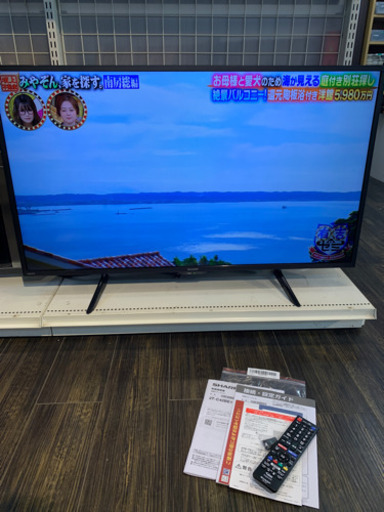 SHARP 42型液晶カラーテレビ 2021年製  2T-C42BE1 シャープ 中古