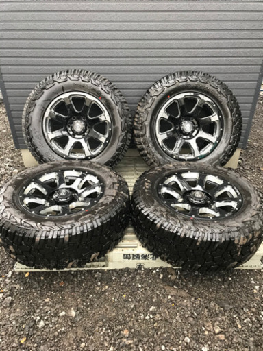 ほぼ新品タイヤホイールSET■ホイール RAYS HFULLCROSS 17×8j +25 ■タイヤ YH GEOLANDAR 265/65R17 2021年製 サーフ プラド ハイラックス FJ等に