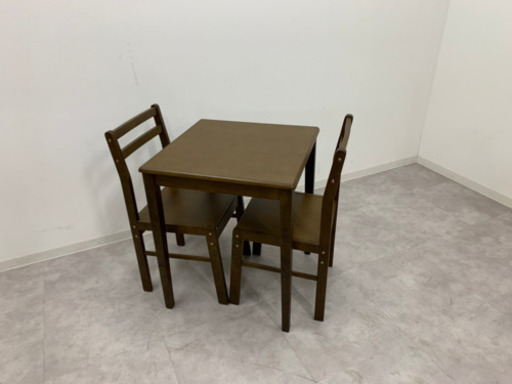 【新品】ダイニング3点セット　２人用　アウトレット品