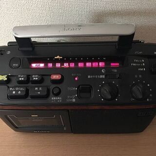 SONY ソニー ラジオカセットレコーダー CFM-A50 カセットの再生スピードが速いです。の画像