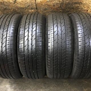 TOYO TRANPATH J48 215/60R17 17インチ 夏タイヤ 4本 2018年製 アルファード ヴェルファイア エリシオン C-HR等　(TF525) クレジットカード QR決済可能