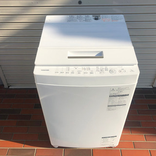 極美品■TOSHIBA 全自動洗濯機 東芝 洗濯機 AW-7D6 付属品 2018年製 7kg