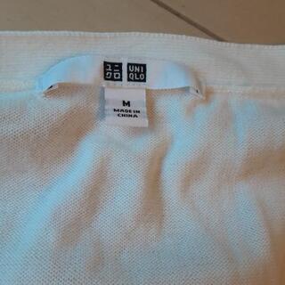 1回着　ユニクロUNIQLO コットンカーディガンの画像