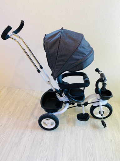 【取引完了】三輪車 折りたたみ 幼児用 4way 4in1 座面回転 対面可能 サンシェード付