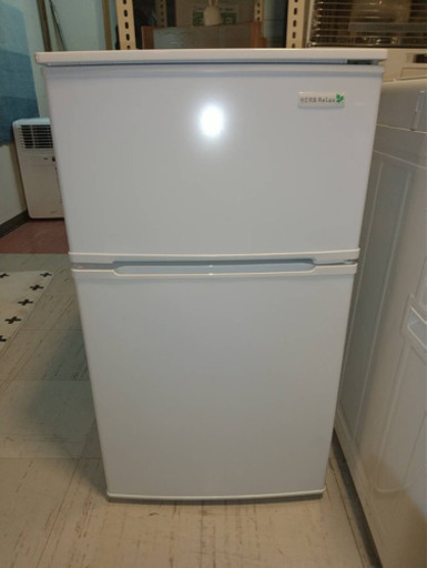 JH01948 YAMADA 冷蔵庫　YAMADAノンフロン冷凍冷蔵庫 YRZ-C09B1 2017年製