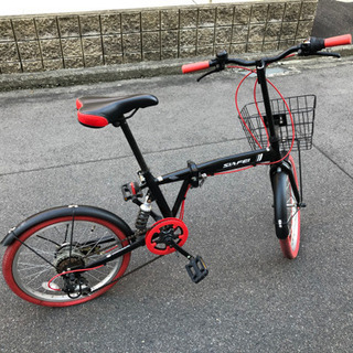 折りたたみ自転車　20インチ　6段変速付きの画像