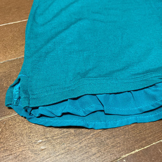 新品タグ付き　しまむら　②ビジュー付きTシャツ　サイズLの画像