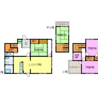 甲賀市甲南町葛木　一戸建貸家 5LDK+N+ガレージ 家賃6.98万円 - 甲賀市
