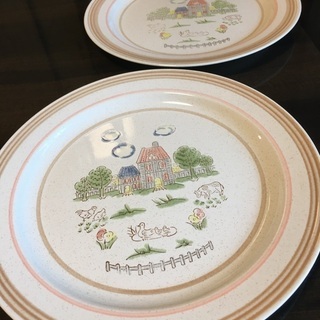 陣屋窯　大皿　プレート　27センチ　2枚セット