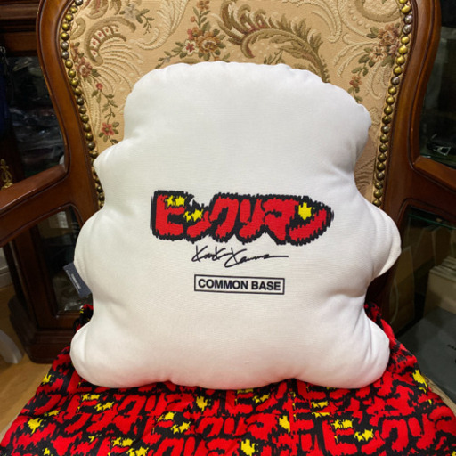 新品　ビックリマン　ネロ魔身　クッション