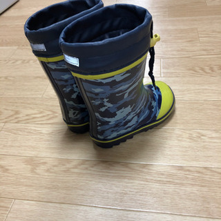 子供　長靴　17cm  迷彩柄の画像