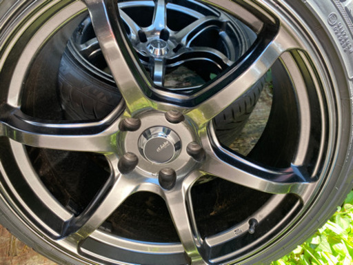 CT-Labo Acht6(アハト６) クロニウムブラック　18インチ　ホイールのみ　直接の受け渡しのみ