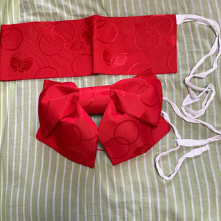 レディース　浴衣 ペアセット　浴衣2枚　帯2枚　花柄の画像