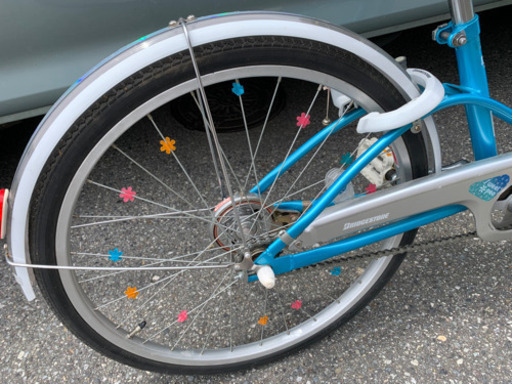 現車確認大歓迎　ブリヂストン BRIDGESTONE SWE22 [子ども用自転車 スイートピー ダイナモランプ 22型 変速なし P.スターダストブルー]