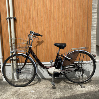 [格安電動自転車] アシスタ ブリヂストン 茶色 