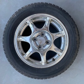 ロードスター　NA Vスペシャル　ホイール　14×６J ４穴 ＰＣＤ１００ オフセット+４５ ハブ径 約５４㎜の画像