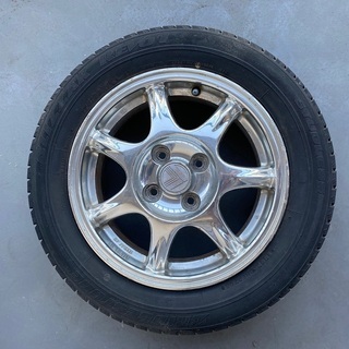ロードスター　NA Vスペシャル　ホイール　14×６J ４穴 ＰＣＤ１００ オフセット+４５ ハブ径 約５４㎜の画像