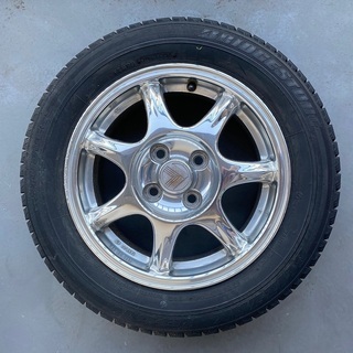 ロードスター　NA Vスペシャル　ホイール　14×６J ４穴 ＰＣＤ１００ オフセット+４５ ハブ径 約５４㎜の画像