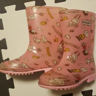 値下げ　子供用　長靴　スヌーピー　18cm