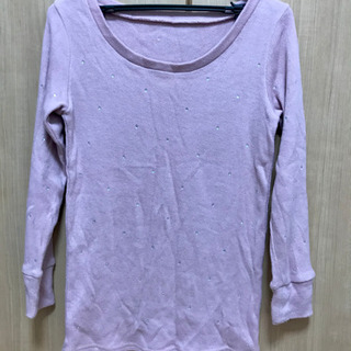 CECIL McBEE くすみピンク ニット Mサイズ