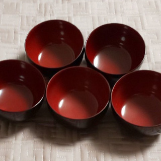 【新品・未使用】汁椀5個