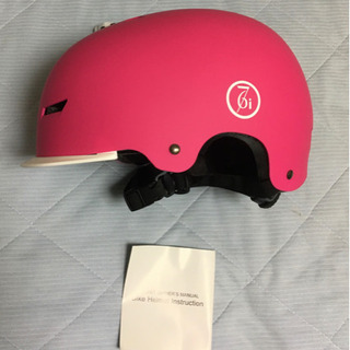 子供用自転車　女児　16インチ　新品ヘルメット付きの画像