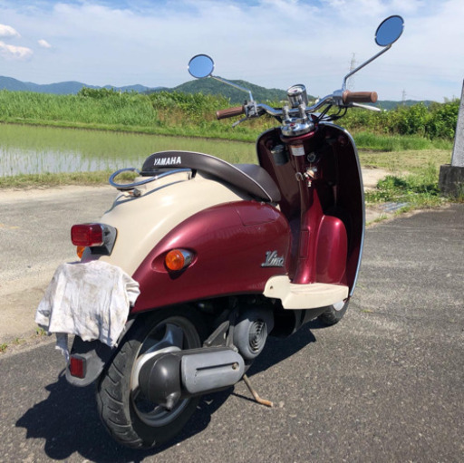 ビーノ 低走行 実働 軽整備OK 2スト 原付 スクーター グリップシート新品