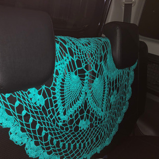 レース　手編み　車用の画像
