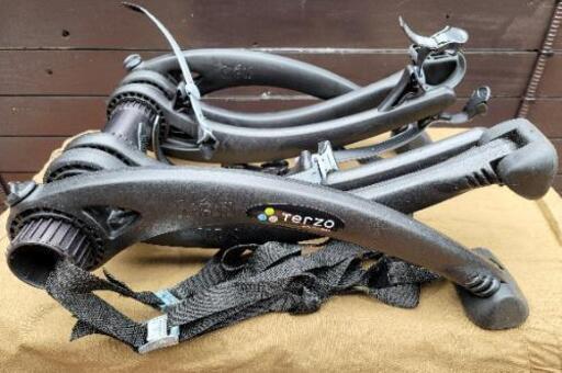 TERZOサイクルキャリア３台積みEC16BK3 +　バイクビーム新品