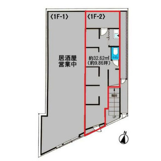 ★貸店舗・事務所★堺東駅７分　１階路面店３２．６２㎡　何商可　ト...
