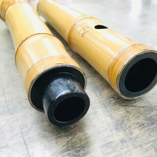 容山作 尺八 48cm 1印 藤巻き銀三線の画像