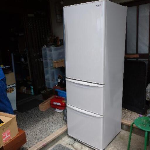 ナショナル 3ドア 冷蔵庫 NR-C377M-P　2009年製　365L　動作OK
