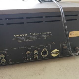 オンキヨーオーディオチューナーの画像