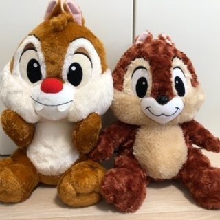 チップとデール　大きいぬいぐるみ