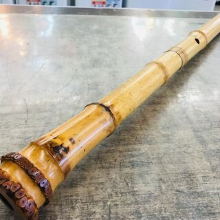 容山作 尺八 64cm 1印 藤巻き銀三線の画像