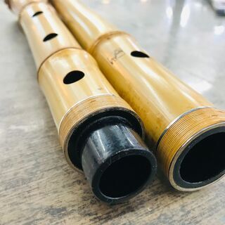 容山作 尺八 64cm 1印 藤巻き銀三線の画像