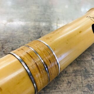 容山作 尺八 64cm 1印 藤巻き銀三線の画像