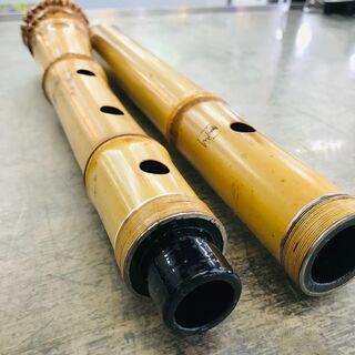 容山作 尺八 57cm 1印 藤巻き銀三線の画像