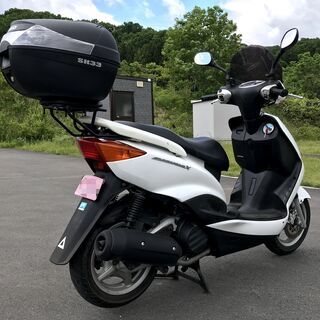 【商談中】ヤマハ 原付二種 スクーター シグナスX 125 1型 SE12J 155ccボアアップ 実働の画像